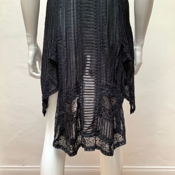 BIYA LACE DRESS BLACK SMALL BIYA DESIGNER OF JOHNNY WAS - Picture 9 of 16
